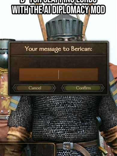 slapping Lords with the AI Diplomacy mod 😂 #mountandbladebannerlord #gaming #pc #bannerlord