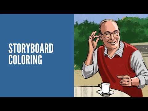 Storyboard Coloring in Procreate | Professional Workflow for Advertising Storyboards