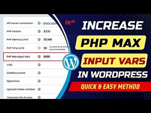 How to increase php max input vars in WordPress website | Increase PHP Max Input Vars in cPanel