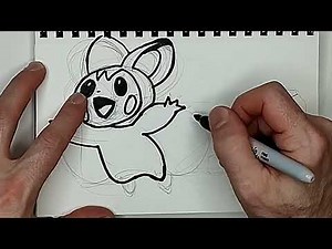 How to Draw Emolga | Easy Pokémon Drawing Tutorial