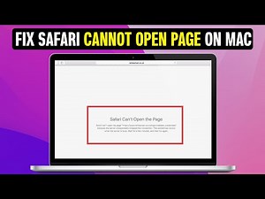 How to fix Safari Cannot Open Page on Mac (2025) | Safari not Opening websites on Macbook