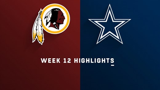 Redskins vs. Cowboys highlights | Week 12