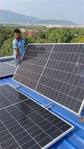 Solar Panel Install Proces ll #solarsystem #solarenergy #solarpower #solartips #solarinstallation