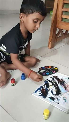 poster colour in A4 sheet
