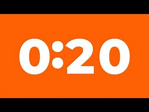 20 Second Timer With Music | 20 Second Clock | Twenty Seconds