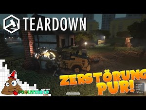 Pures Zerstörungsfest! | Lets Play Teardown #01 deutsch german