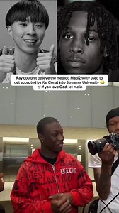 Ray couldn’t believe the method Madi2hotty used to get accepted by Kai Cenat into Streamer University 😭💀 “If you love God, let me in”#rayasianboy #viral #music #explore #viral