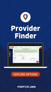 🔍 Seeking a provider skilled in clinical trials and biomarker testing? Your search ends here! Discover providers near you swiftly and reliably. Explore now: fightcolorectalcancer.org/patient-provider-finder 🌟 | Fight Colorectal Cancer