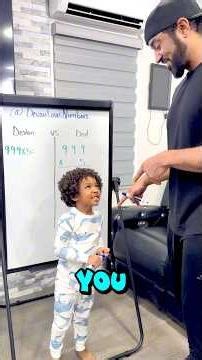 DEVAN vs DAD 💙Multiplication made easy.Different ages. Same lesson.Learning has no limits ♾️📖