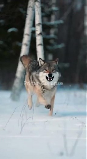 Wolf Charges In and Steals Fox’s Meal | Raw Winter Wildlife Footage