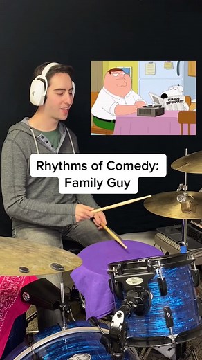 Duck Drumming Comedy Cartoon | Family Guy Rhythms