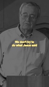 3.8K views · 127 reactions | We don't try to do what Jesus said... #DallasWillard #HearingGod #Jesus #discipleship #spiritual #truth #spiritualformation #trainingovertrying #disciplines #christianauthors #christianquotes #howtofollowgod #christiantips #christianreels | Dallas Willard | Facebook