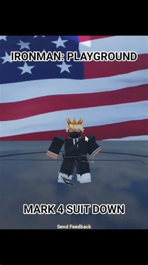 Ironman: Playground - Mark 4 Suit Down #roblox #avengers #ironman