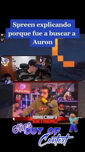 Auron y Spreen: Conflicto en Minecraft
