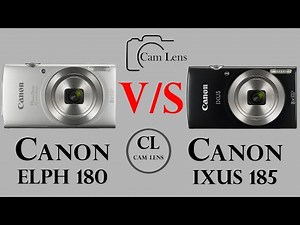 Canon ELPH 180 vs Canon IXUS 185