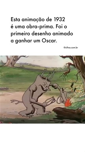 861K views · 29K reactions | ✨ Em 1932, a Disney lançou Flores e Árvores e fez história: foi o primeiro curta de animação a ganhar um Oscar O detalhe que deixou tudo ainda mais marcante? O uso do Technicolor, trazendo cores vibrantes numa época em que quase todos os desenhos eram preto e branco. Parte da série Silly Symphonies, o curta mostrou que a animação podia ser arte séria, e abriu caminho para todo o cinema animado que conhecemos hoje. | Cifras | Facebook
