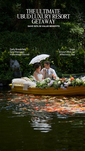 2K views · 38 reactions | Private villa, spa, dinner, yoga — deep in Ubud’s lush valley. Stay 3 nights. Save 45%. | Kamandalu Ubud | Facebook