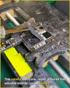 Microchip Repair With Skilled Technique. #ElectronicsRepair #MicrochipFix | Fun club