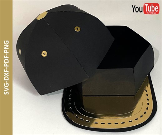 Baseball Cap Box SVG Template, Favor Box, Baseball Cap, Sports Gift Box, Baseball Hat, Party Favor Boxes Svg - Etsy Australia