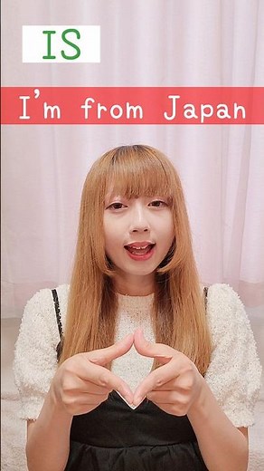 International Sign Language (IS)“I'm from Japan”(I+airplane+Japan) | Beginner Lesson for Deaf #deaf