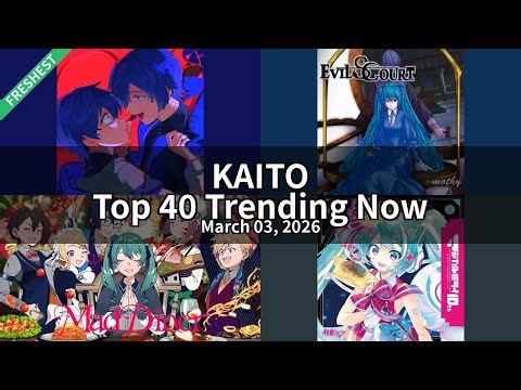 KAITO - Trending Now Top 40 | Vocaloid