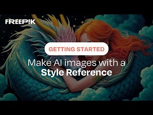 Make AI images with a Style Reference | Freepik Getting Started