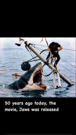 Jaws was released exactly 50 years ago today. Universal debuted Jaws on 464 screens in the U.S. & Canada with a massive TV & advertising campaign—a pioneering move at the time. It went to the top of the box office, becoming the #1 film for 14 weeks & eventually the highest-grossing film ever until it was surpassed by Star Wars in 1977. The cultural impact of Jaws cannot be overstated. It didn’t just terrify audiences & make them think twice about going in the water; it transformed Hollywood, rew