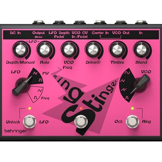 Behringer Ring Stinger Ring Modulation and Fuzz Pedal