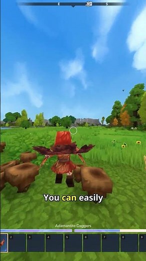 Using the scale parameter, you can shrink down or become a giant in seconds. #hytale