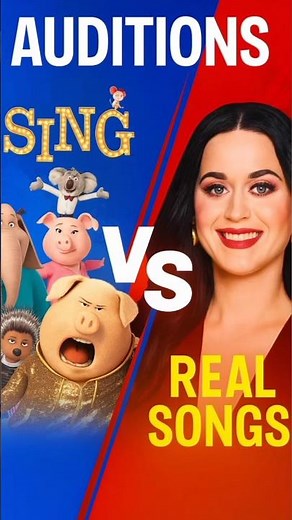 Sing: Auditions vs. REAL Songs (Part 3) 🎤✨ #fyp #viral #viralshorts #fypシ #music #edit