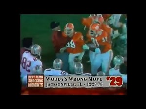 Coach Woody Hayes Punches Clemson Player