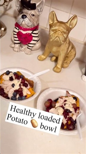 BUILDING LOADED BAKED SWEET POTATOES YAMS SOUTHWESTERN CHICKEN HEALTHY EATING #loadedpotato