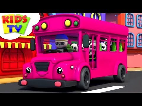 Wheels On The Bus | Baby Bao Panda | Preschool Nursery Rhymes For Babies | Cartoon Videos - Kids TV