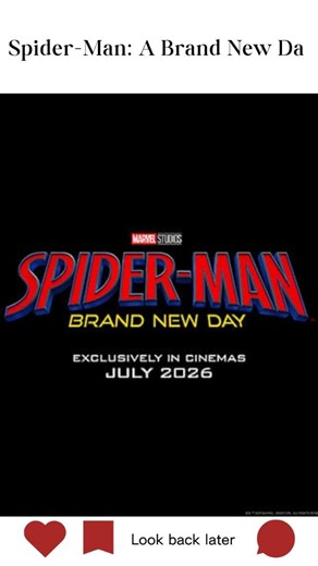 映画紹介 on Instagram: "🇯🇵ニューヨークの空を再び駆け抜けるスパイダーマン。 “新しい一日”が、彼の運命を大きく変える。🤔🤔 全く新しい敵、予想外の展開、そしてヒーローとしての新たな選択が描かれる最新作。 ヒーロー史が再び動き出す――🙀🙀🙀 Coming Soon.😳😳😳😳 🇬🇧Spider-Man swings back into the skies of New York, facing a “brand new day” that will change his destiny forever. A new threat, unexpected twists, and a fresh path as a hero await in this upcoming film. The legend rises again— Coming Soon. #スパイダーマン #スパイダーマン映画 #marvel #マーベル #映画好き #アクション映画 #スーパーヒーロー #ヒーロー映画 #映画レビュー #映画館 #アニメーション映画 #映画ファン #