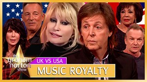 MUSIC ROYALTY SHOWDOWN! 🎤👑 #Cher vs #ShirleyBassey, #BruceSpringsteen vs #Sting, #DollyParton vs #PaulMcCartney - it's the ULTIMATE transatlantic talent face-off! Which side of the pond will you be rooting for? 🇺🇸🇬🇧 | The Graham Norton Show