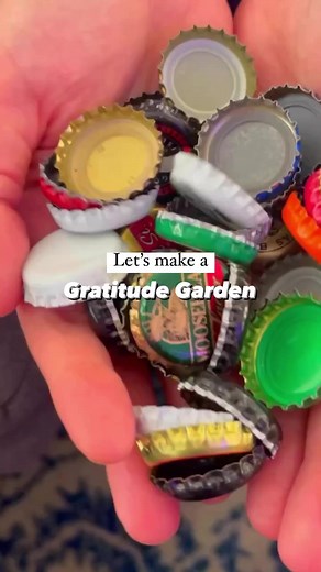 It all starts with gratitude. 🫶 Teaching our kids to practice gratitude helps them to become more thoughtful, considerate, thankful and present. Here's a fun activity from 🎥 @namasteinschools on Instagram to help kids identify & nourish those things they are most grateful for! Create your own "Gratitude Garden" 🌻 with: ⁕ Skewers ⁕ Bottle Caps ⁕ Paint ⁕ Mod Podge Get creative with the ways your family shows and celebrates what they're grateful for! 🧡 🤔 How does your family express gratitude?