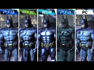 Batman Arkham City (2011) PS3 vs XBOX 360 vs Wii U vs PS4 vs PC (FPS + Graphics)