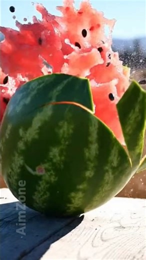 Sniper Hits a Watermelon Dead-On! 🎯🍉 | Incredible Shot