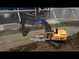 1/14 Scale RTR Earth Digger 360L Hydraulic Excavator - Hydraulik Kettenbagger von RC4WD