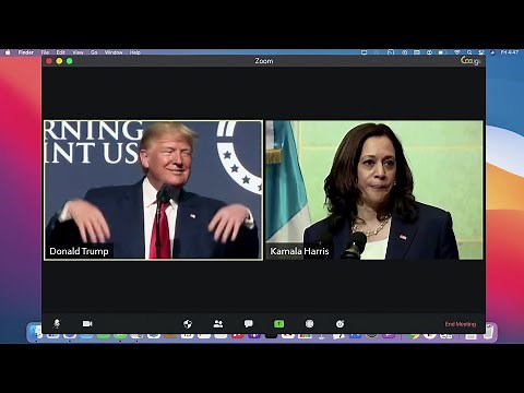 Kamala Harris and Donald Trump Zoom Meeting: Do Not Come, I’m Gonna Come!