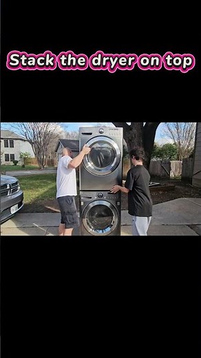 Stacking Front Load LG Washer And Dryer