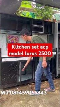 Kitchen set acp model lurus #kitchenset #viralshort #fypシ゚viral