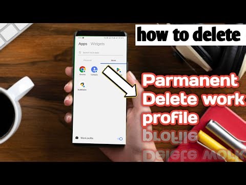 how to delete work profile in android||work profile delete 2025