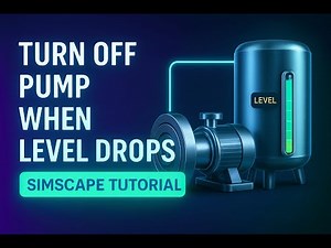 Pump Protection in Simulink | Auto Shut-Down When Tank Level Drops