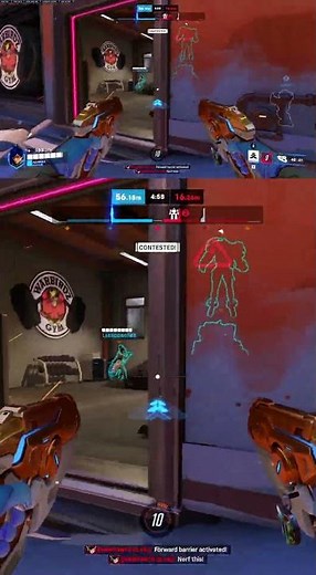 Tracer Survives D.Va's Self‑Destruct by a Split‑Second! 😱 #Overwatch #Tracer #DVa