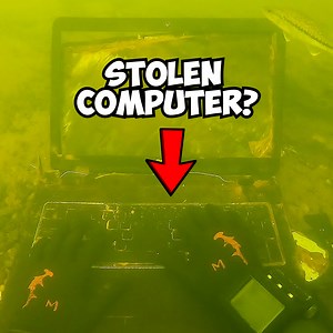 Found Stolen Computer in the River While Scuba Diving! | D ALL MY D