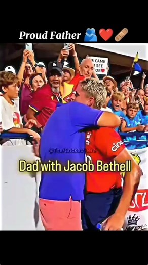 Jacob bethell with his Father After Great inning🫂🥺 #shorts #cricket #jacobbethell #t20worldcup2026