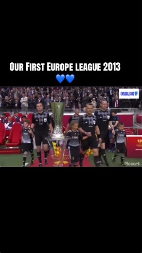 Celebrating Chelsea's 2013 Europa League Victory