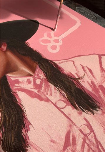‘I Am’ 24”x48” acrylic painting The original is sold but I have a lot of canvas prints and Giclee prints available in my website! thepaintedladies.org #acrylicpainting #artcollector #arttok