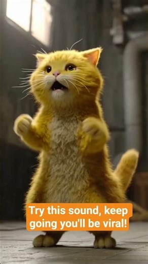 million views, try this sound, cat speaking